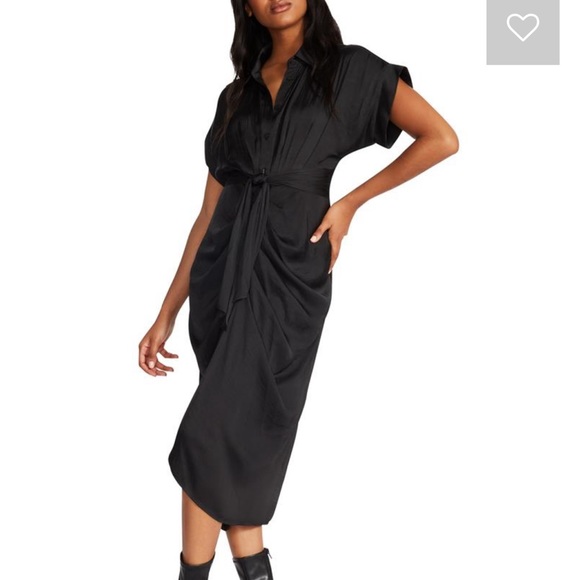 Steve Madden Tori Dress Black - Picture 1 of 3